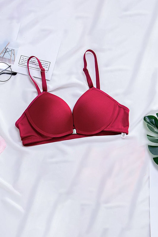 Red Front Open - Soft Padded Bra