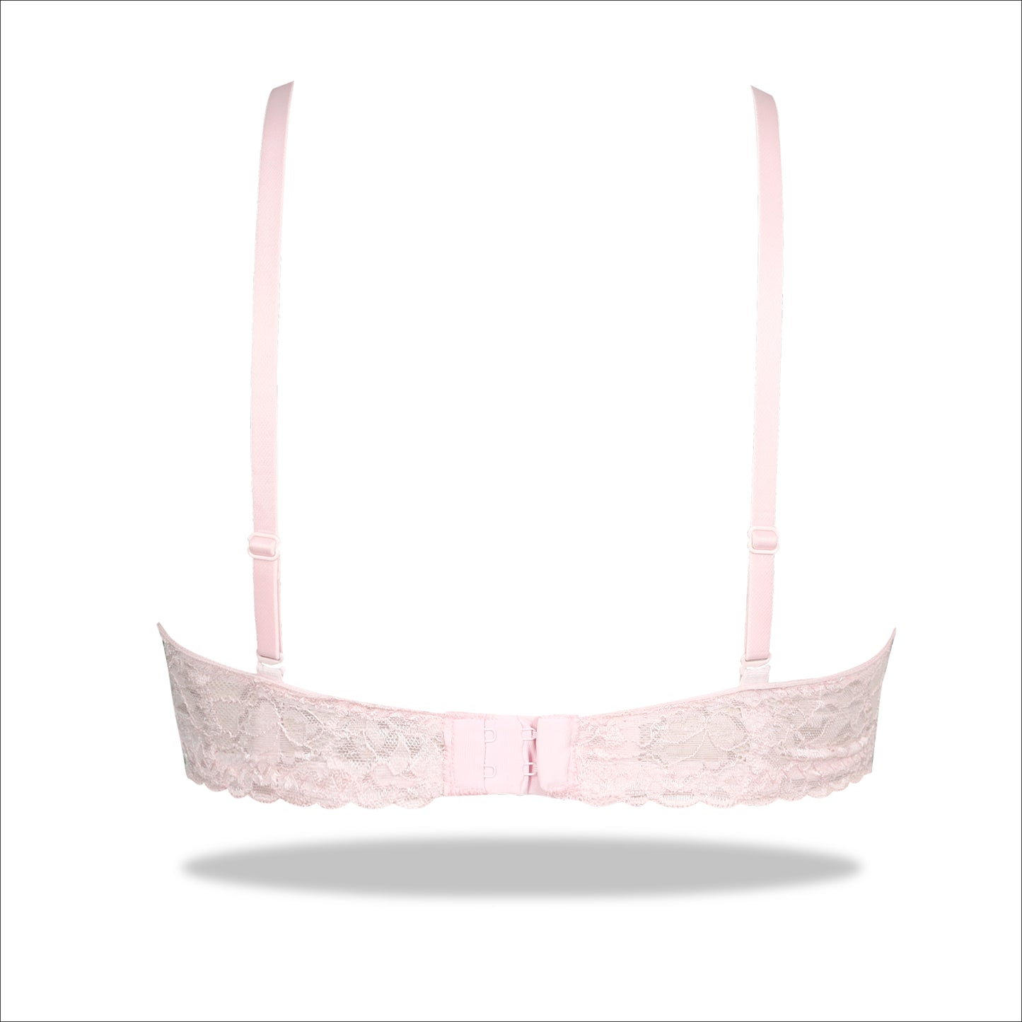 buy best online Pink European Laced Imported Floral Padded Bra