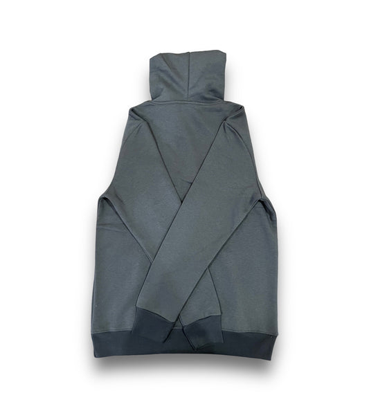 Grey Good Vibes Hoodie For Her