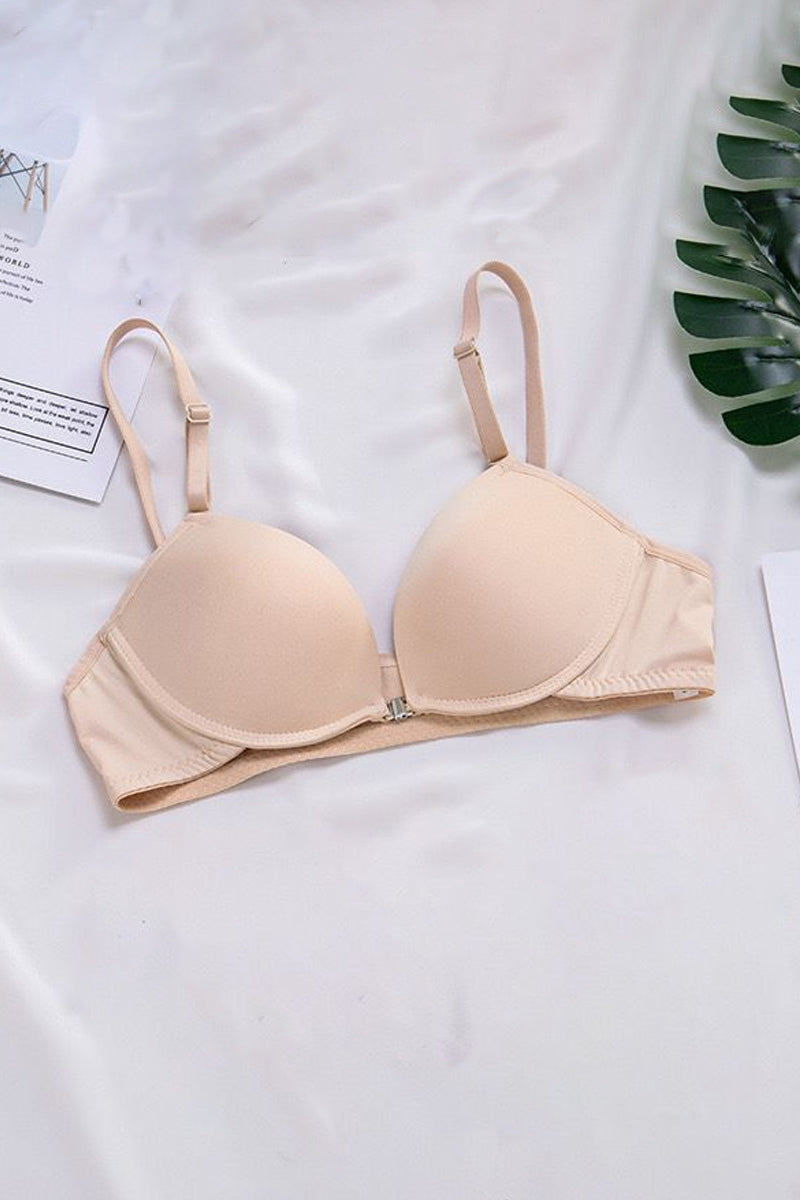 Black Front Open - Soft Padded Bra