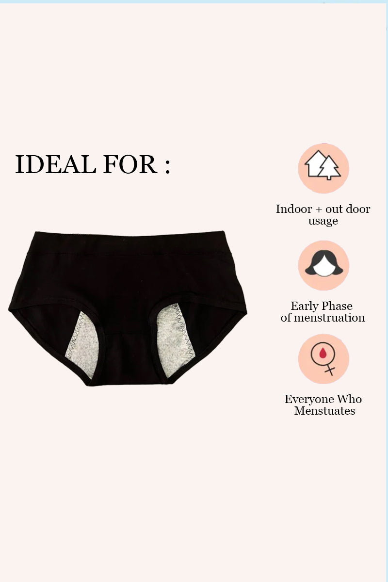Leak Proof Double Layered Period Underwear (Pack of 3)