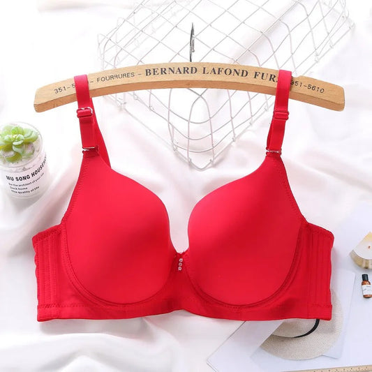 Espico Pink Padded Wired T-Shirt Bra - Maroon