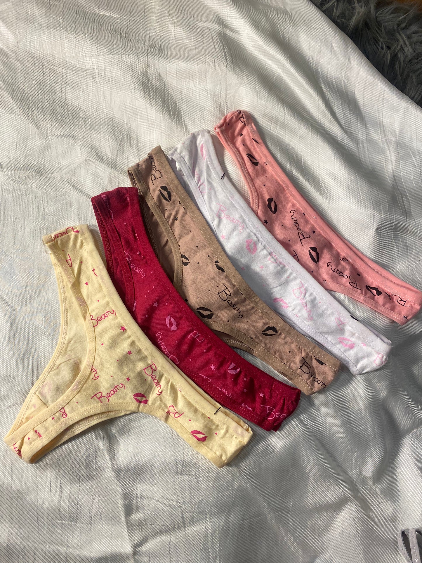 Assorted Design Thongs Pack of 5