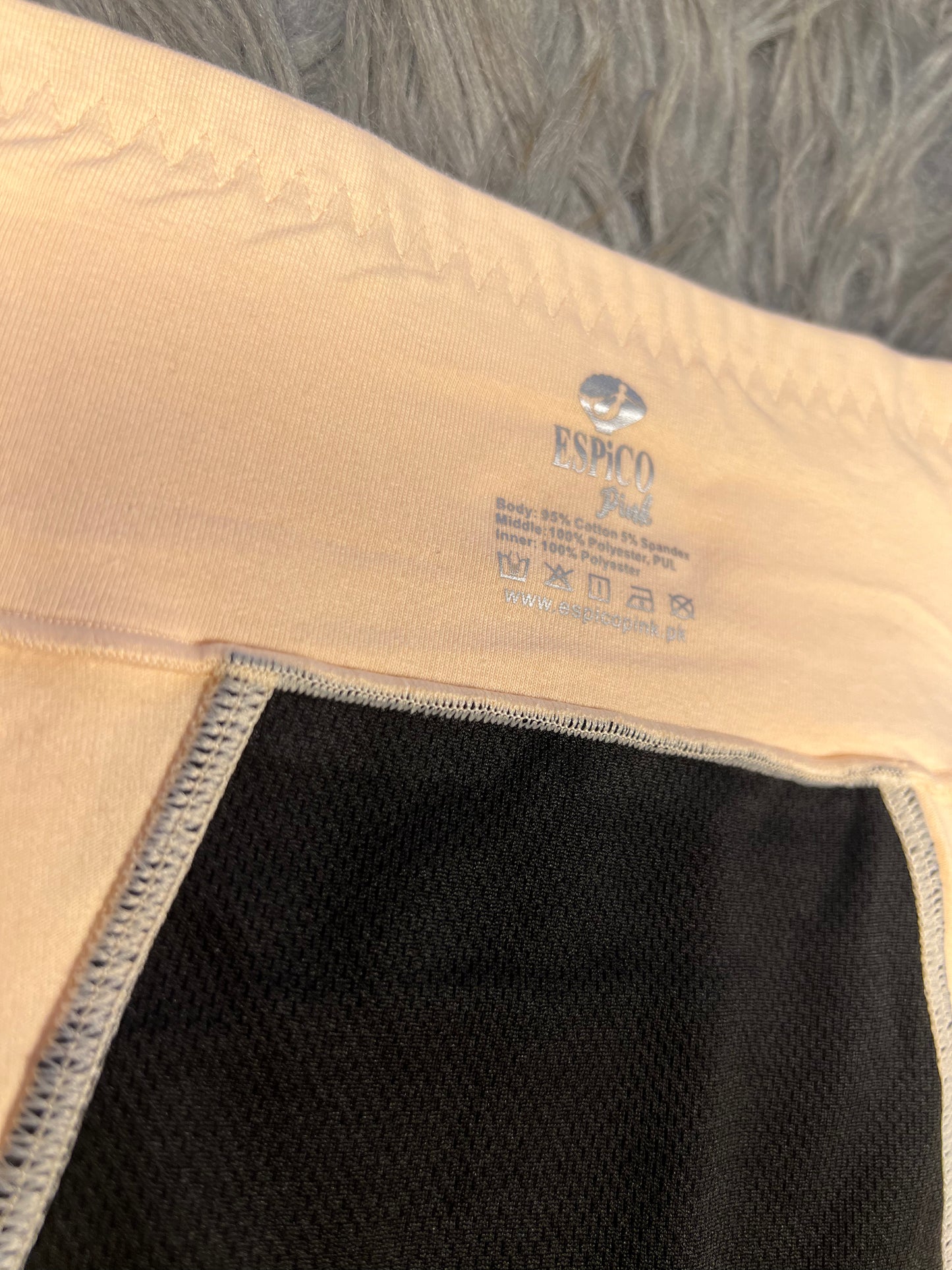 5 Layered High Waisted Period Panty for Super High Flow - Black