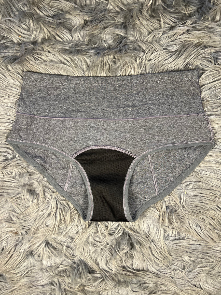 5 Layered Leak Proof Period Panty for Super High Flow - Gray