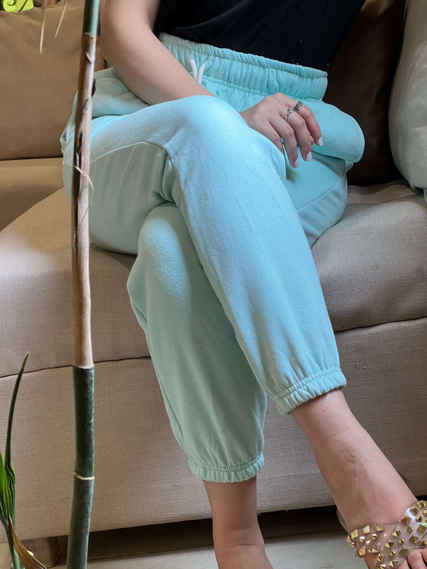 High Quality Fleece Trousers - Sky Blue