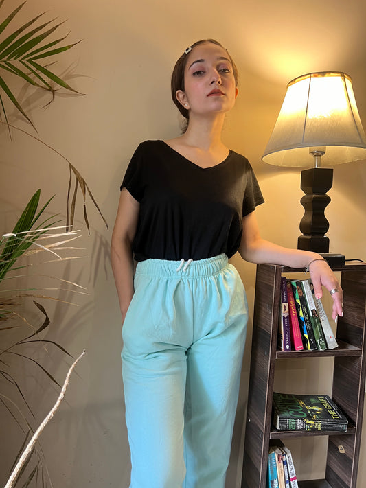 High Quality Fleece Trousers - Sky Blue