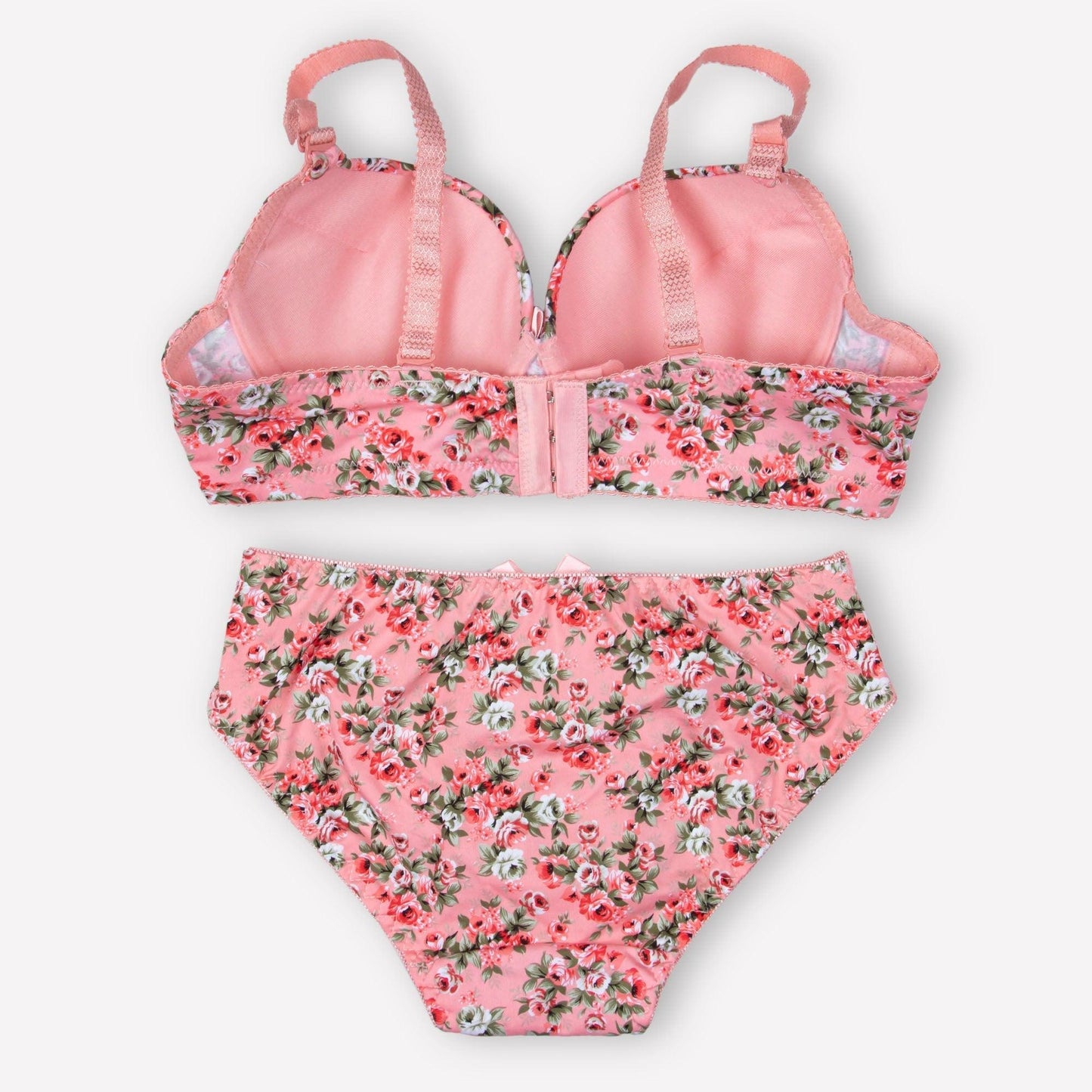 Pack Of 3 (Pink+Red+Blue) - Floral Padded Set