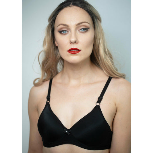 Pack Of 2 (Black & Skin) - Clarkia Padded Non Wired Bra