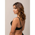 Nettle - Knitted Cotton Non-Padded Wirefree Bra with Lace Touch - Espicopink