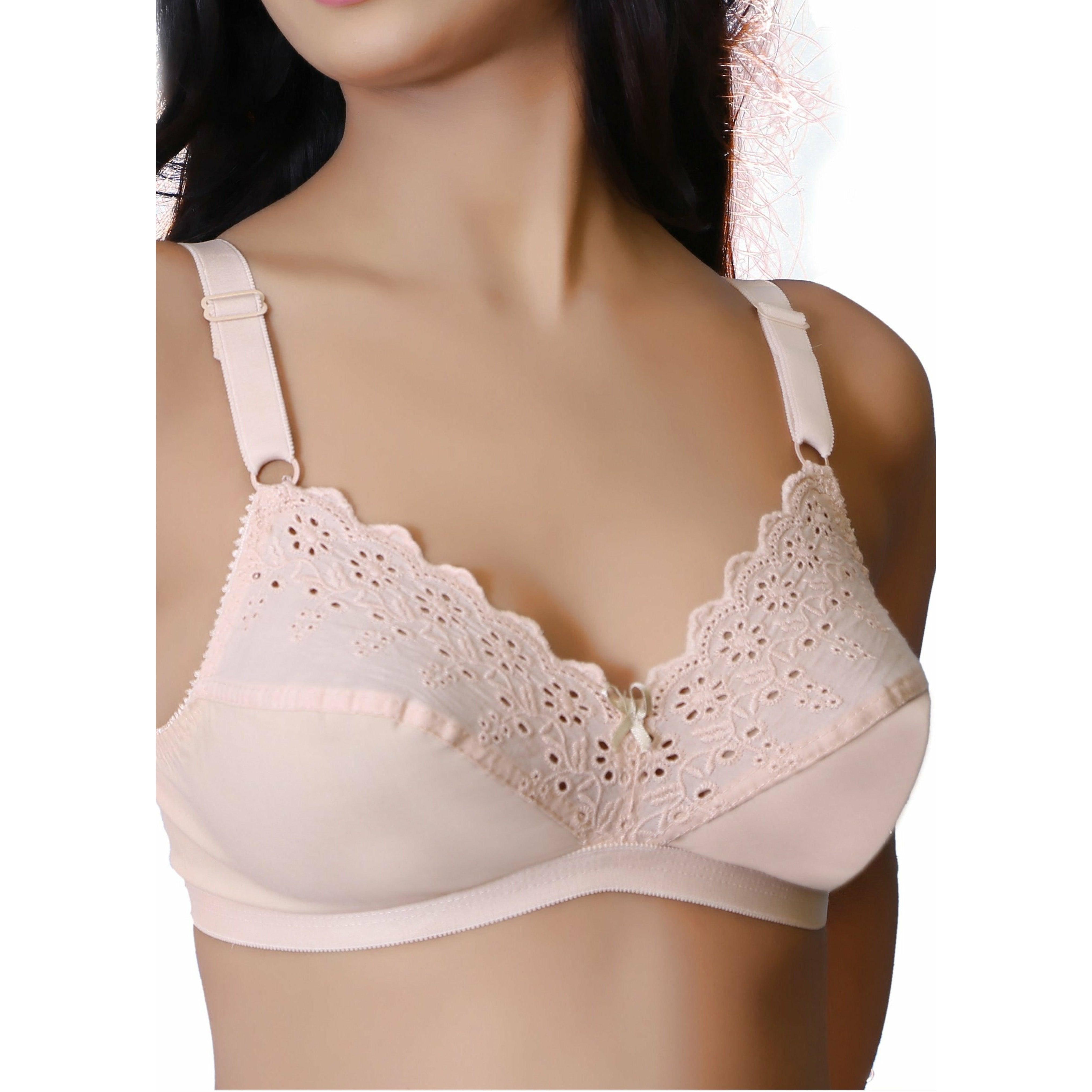Skin Queen's Cup - Breathable Non-Padded Wirefree Cotton Bra