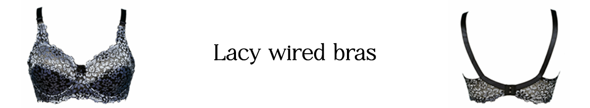 lacy wired bras