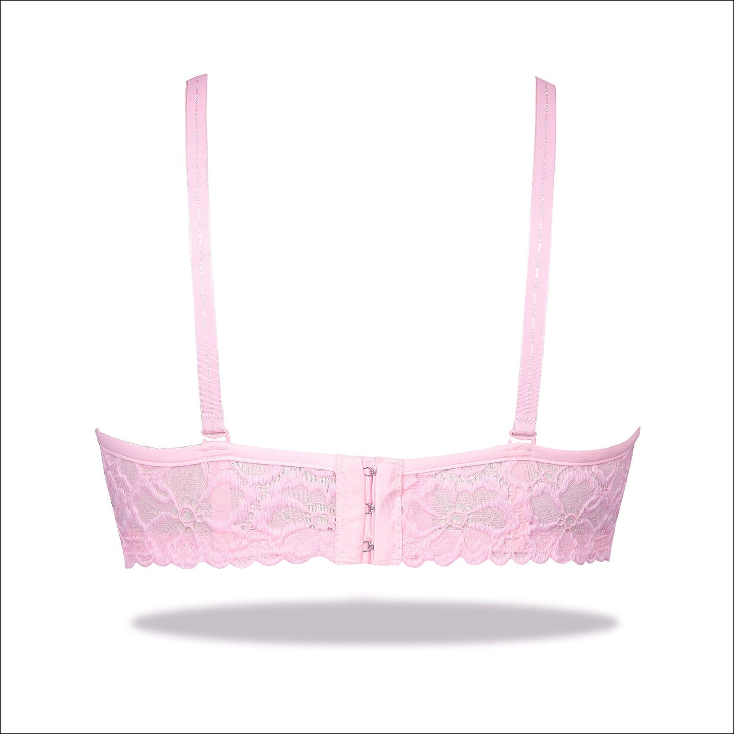 Skin Crinkled Luxury Turkish Imported Padded Bra with Mesh Bands