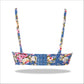 Red Padded Printed Floral Essence with Stretchable Straps