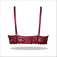 Skin Crinkled Luxury Turkish Imported Padded Bra with Mesh Bands