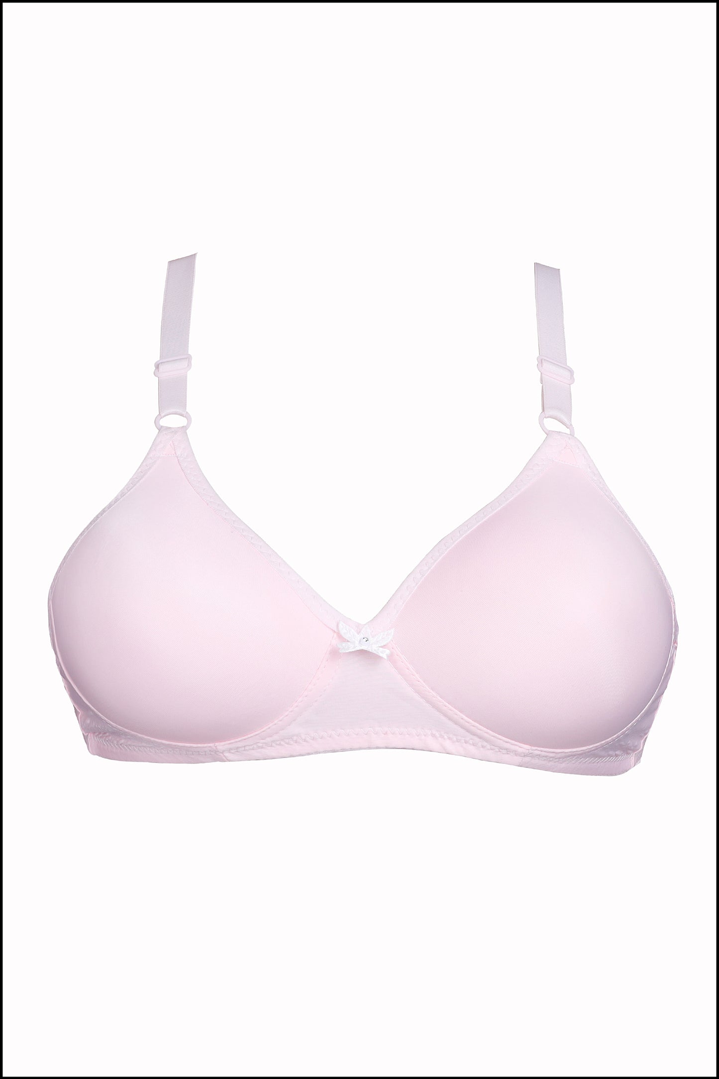 Black Clarkia - Padded Non-Wired T-Shirt Bra