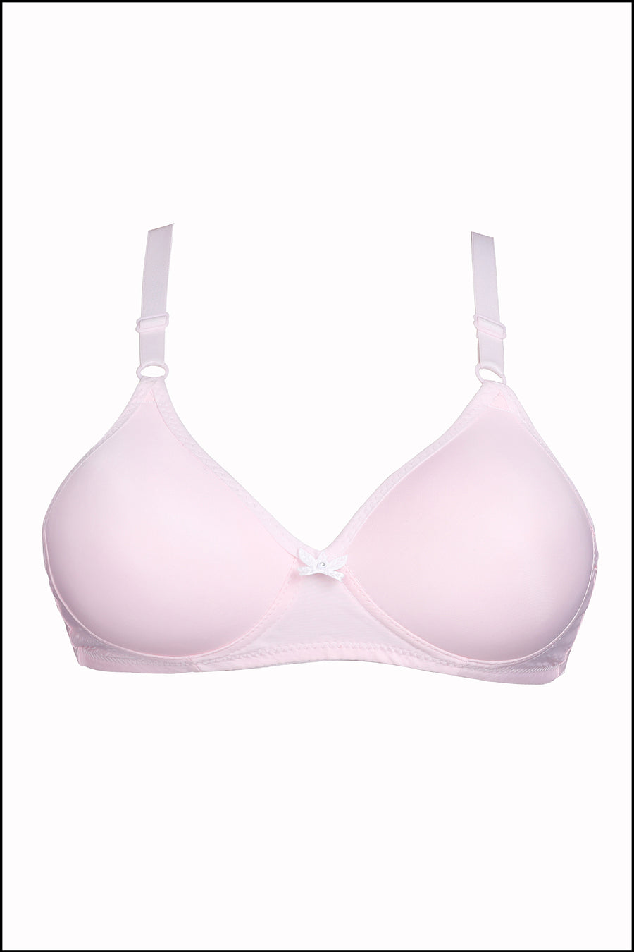Black Clarkia - Padded Non-Wired T-Shirt Bra