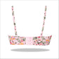 Navy Padded Printed Floral Essence with Stretchable Straps