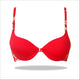 Red Padded Printed Floral Essence with Stretchable Straps