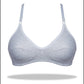 Grey Luxury Everyday Knitted Cotton Bra