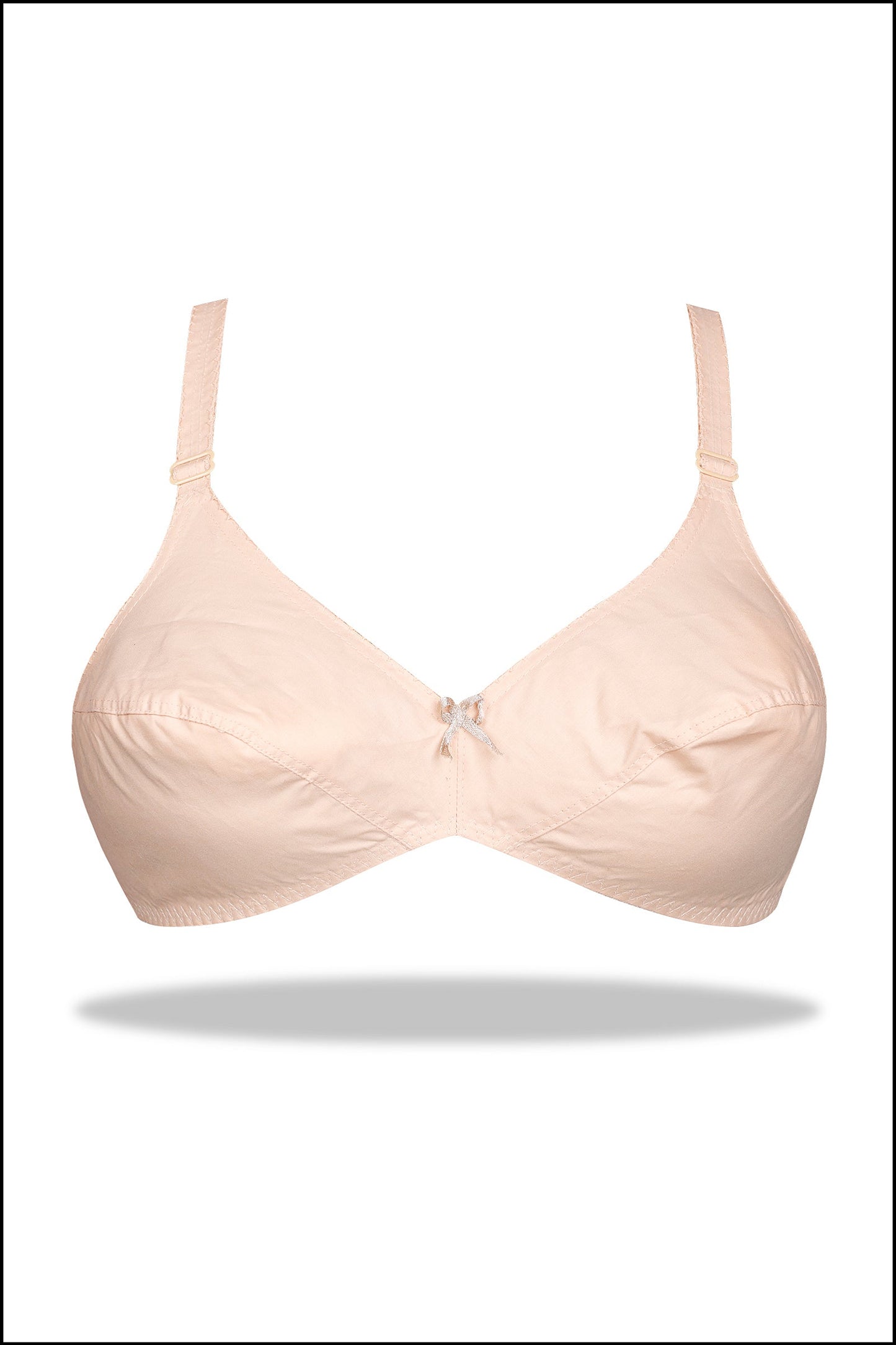 (Pack of 4) Luxury Essential Cotton Bras for Everyday Wear