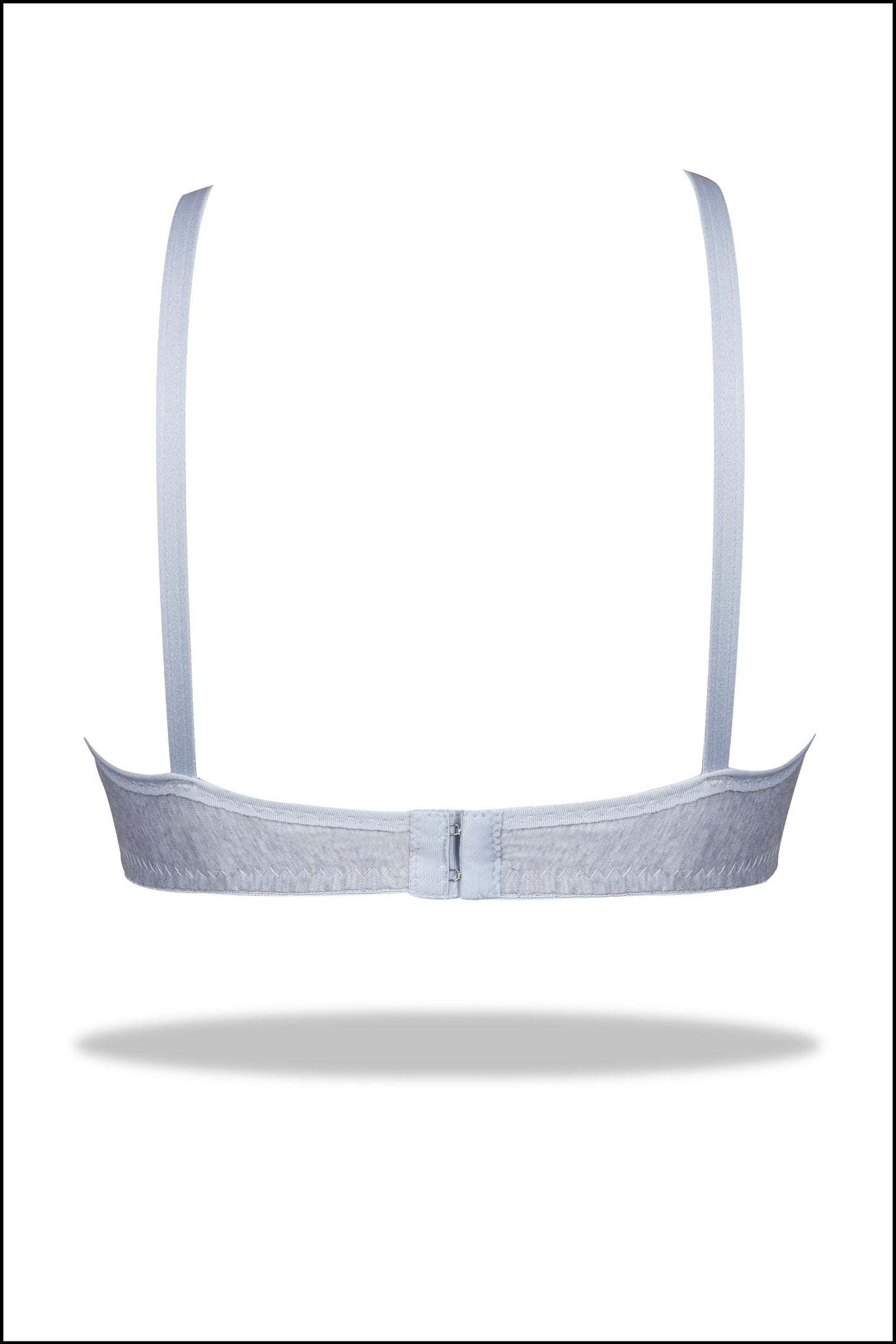 Grey Luxury Everyday Knitted Cotton Bra