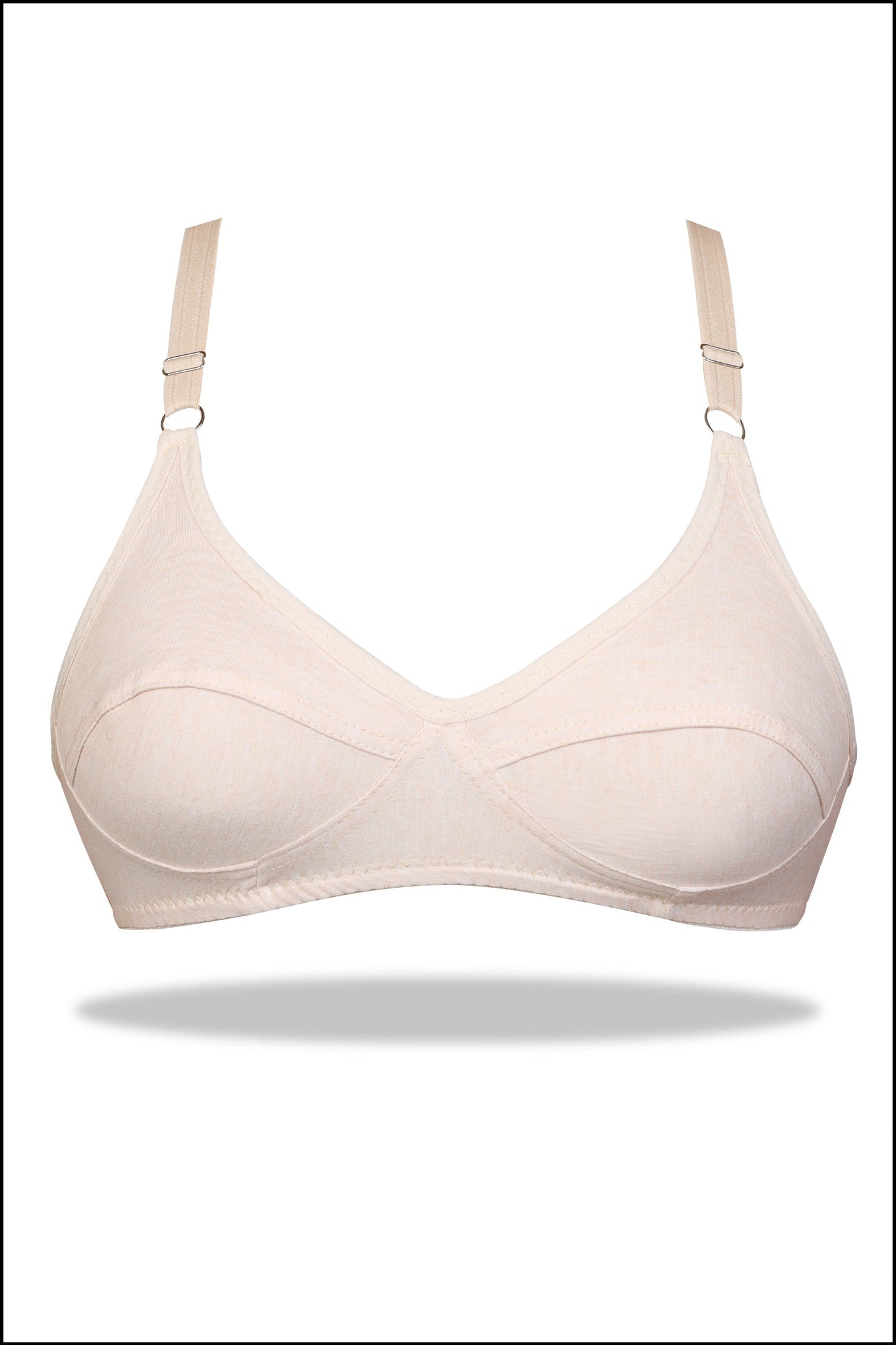 Grey Luxury Everyday Knitted Cotton Bra
