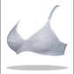 Grey Luxury Everyday Knitted Cotton Bra