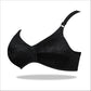Black Floral Self Printed Nylon Bra for Everyday Wear