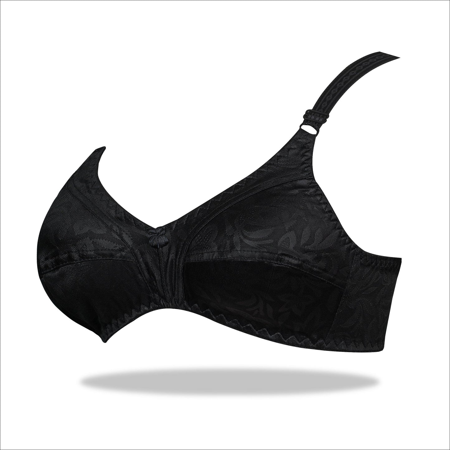 Skin Floral Self Printed Nylon Bra for Everyday Wear