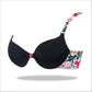 Red Padded Printed Floral Essence with Stretchable Straps