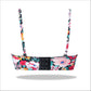 Red Padded Printed Floral Essence with Stretchable Straps