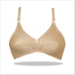 Black Floral Self Printed Nylon Bra for Everyday Wear