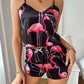 Red Swan Short Cami Set