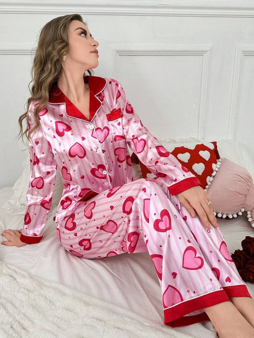 Pink Hearts Loungewear