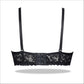 Skin Crinkled Luxury Turkish Imported Padded Bra with Mesh Bands