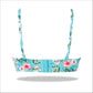 Navy Padded Printed Floral Essence with Stretchable Straps