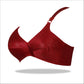 Black Floral Self Printed Nylon Bra for Everyday Wear