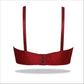 Skin Floral Self Printed Nylon Bra for Everyday Wear