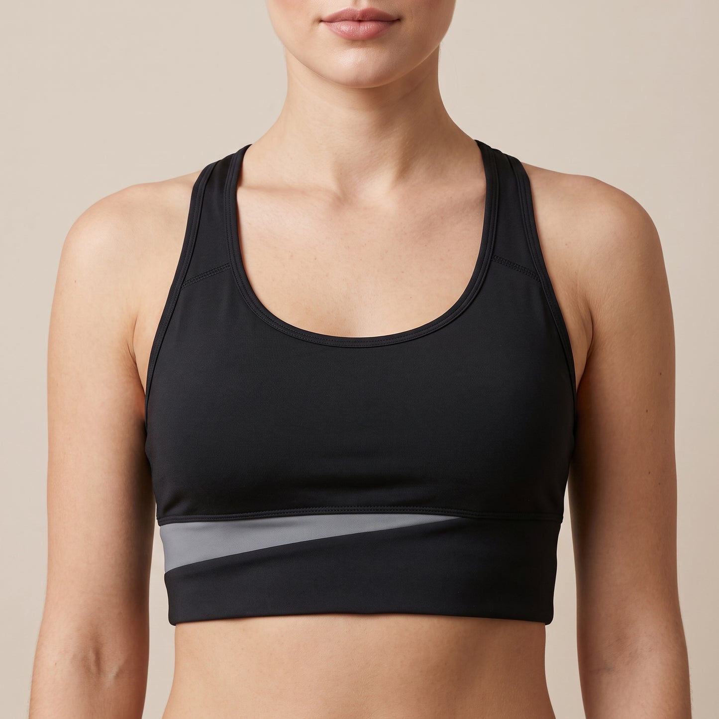 Black Contour Sports Bra