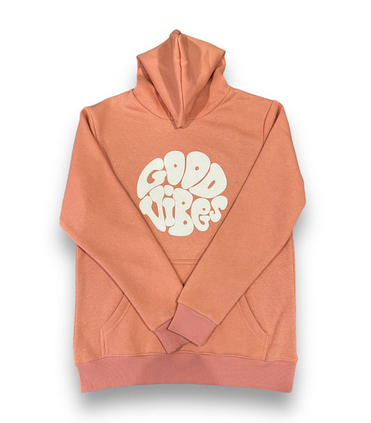 Pink Good Vibes Hoodies For Her