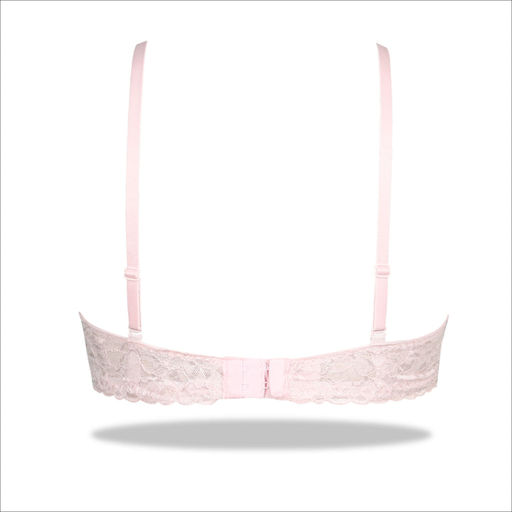 buy best online   Pink European Laced Imported Floral Padded Bra