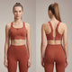 Rust Luxe High Impact Sports Bra