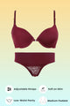 Maroon Marshmallow Padded Set