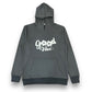 Grey Good Vibes Hoodie For Her