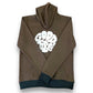 Brown Good Vibes Hoodie For Her