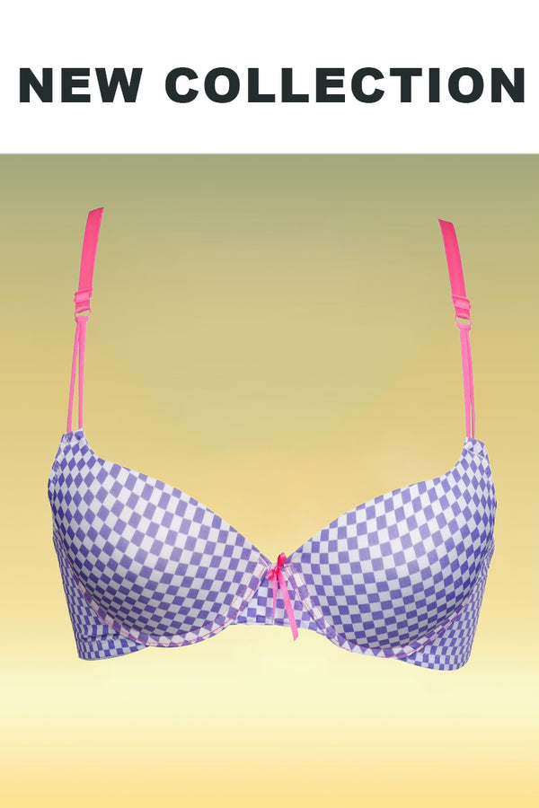 Purple Play Date Padded T-Shirt Bra