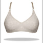 Grey Luxury Everyday Knitted Cotton Bra
