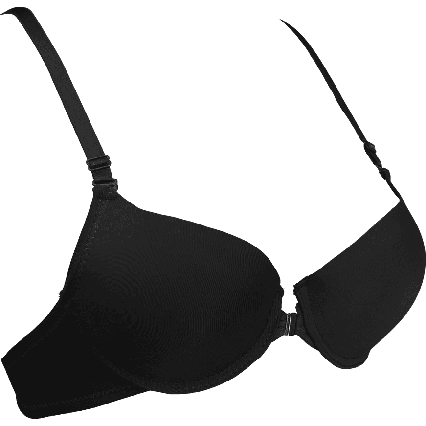 White Venessa Front-Open Bra - Espicopink