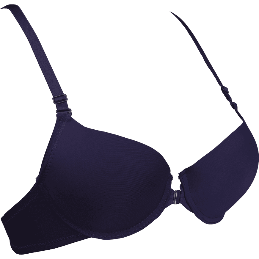 White Venessa Front-Open Bra - Espicopink